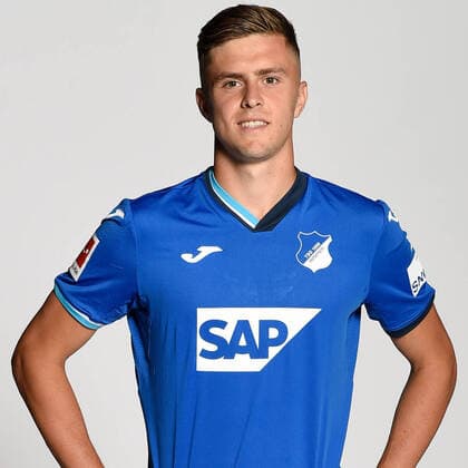 Portrait TSG 1899 Hoffenheim , Soccer 1 Bundesliga Season 2020 2021 Christoph Baumgartner , TSG 1899 Hoffenheim Portrait TSG 1899 Hoffenheim 2020 2021 Sinsheim, GER, 21 08 2020 , Soccer 1 Bundesliga 2020 2021 Editorial use only Sinsheim Wirsol Rhein Neckar Arena Germany AV_20200821_tsg ,EDITORIAL USE ONLY