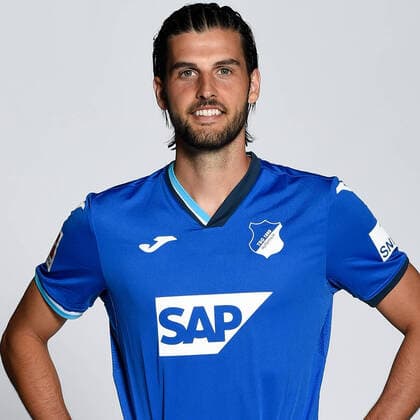 Portrait TSG 1899 Hoffenheim , Soccer 1 Bundesliga Season 2020 2021 Florian Grillitsch , TSG 1899 Hoffenheim Portrait TSG 1899 Hoffenheim 2020 2021 Sinsheim, GER, 21 08 2020 , Soccer 1 Bundesliga 2020 2021 Editorial use only Sinsheim Wirsol Rhein Neckar Arena Germany AV_20200821_tsg ,EDITORIAL USE ONLY