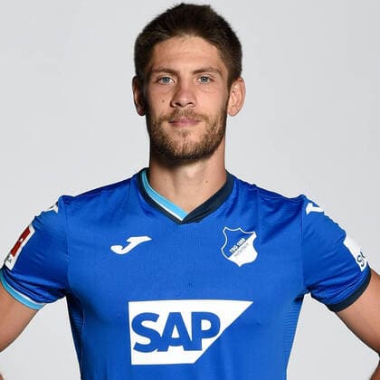 Portrait TSG 1899 Hoffenheim , Soccer 1 Bundesliga Season 2020 2021 Andrej Kramaric , TSG 1899 Hoffenheim Portrait TSG 1899 Hoffenheim 2020 2021 Sinsheim, GER, 21 08 2020 , Soccer 1 Bundesliga 2020 2021 Editorial use only Sinsheim Wirsol Rhein Neckar Arena Germany AV_20200821_tsg ,EDITORIAL USE ONLY