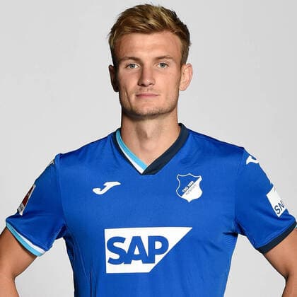 Portrait TSG 1899 Hoffenheim , Soccer 1 Bundesliga Season 2020 2021 Stefan Posch , TSG 1899 Hoffenheim Portrait TSG 1899 Hoffenheim 2020 2021 Sinsheim, GER, 21 08 2020 , Soccer 1 Bundesliga 2020 2021 Editorial use only Sinsheim Wirsol Rhein Neckar Arena Germany AV_20200821_tsg ,EDITORIAL USE ONLY
