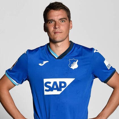 Portrait TSG 1899 Hoffenheim , Soccer 1 Bundesliga Season 2020 2021 Robert Skov , TSG 1899 Hoffenheim Portrait TSG 1899 Hoffenheim 2020 2021 Sinsheim, GER, 21 08 2020 , Soccer 1 Bundesliga 2020 2021 Editorial use only Sinsheim Wirsol Rhein Neckar Arena Germany AV_20200821_tsg ,EDITORIAL USE ONLY