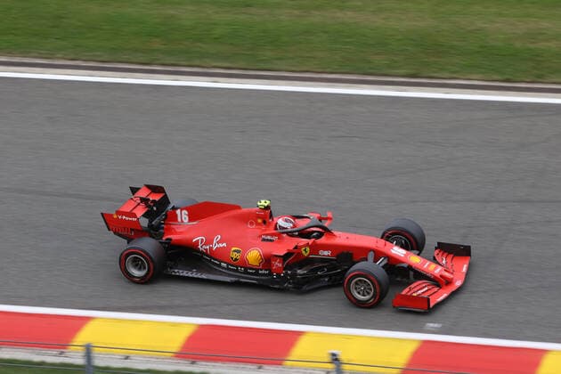 FORMULA 1 ROLEX BELGIAN GRAND PRIX 2020 28 08 2020, Circuit de Spa Francorchamps, Spa Franchorchamps, FORMULA 1 ROLEX BELGIAN GRAND PRIX 2020 , in the picture Charles Leclerc MCO 16 , Scuderia Ferrari nordphotoxBratic nph00250