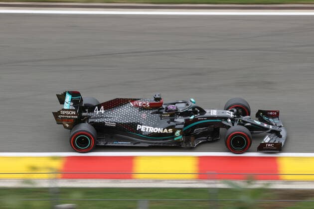 FORMULA 1 ROLEX BELGIAN GRAND PRIX 2020 28 08 2020, Circuit de Spa Francorchamps, Spa Franchorchamps, FORMULA 1 ROLEX BELGIAN GRAND PRIX 2020 , in the picture Lewis Hamilton GB 44 , Mercedes AMG Petronas F1 Team nordphotoxBratic nph00250