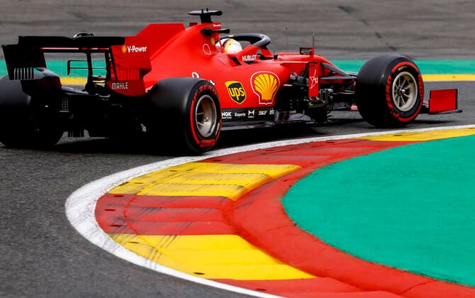 Motorsports FIA Formula One World Championship 2020, Grand Prix of Belgium, 5 Sebastian Vettel GER, Scuderia Ferrari Mission Winnow , Spa Francorchamps Belgium
