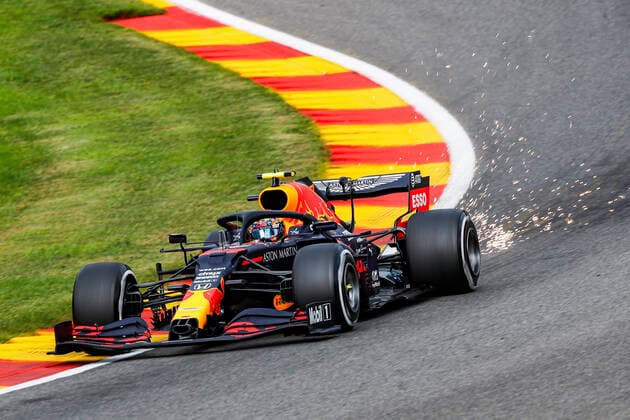 Motorsports FIA Formula One World Championship 2020, Grand Prix of Belgium, 23 Alexander Albon THA, Aston Martin Red Bull Racing , Spa Francorchamps Belgium