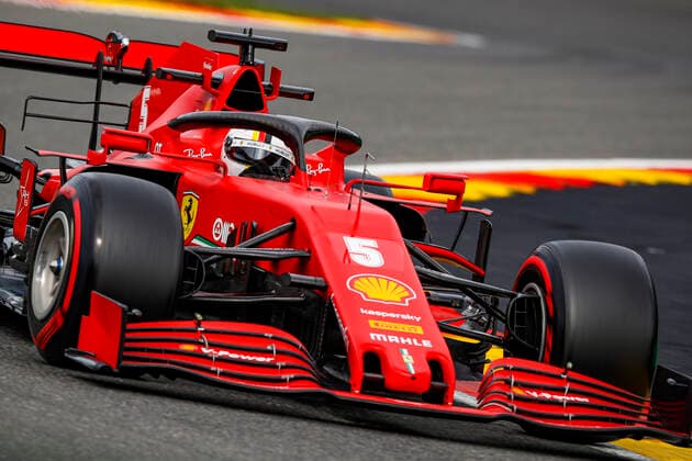 Motorsports FIA Formula One World Championship 2020, Grand Prix of Belgium, 5 Sebastian Vettel GER, Scuderia Ferrari Mission Winnow , Spa Francorchamps Belgium