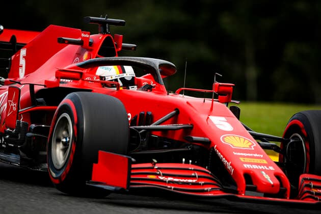 Motorsports FIA Formula One World Championship 2020, Grand Prix of Belgium, 5 Sebastian Vettel GER, Scuderia Ferrari Mission Winnow , Spa Francorchamps Belgium