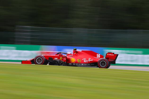 FORMULA 1 ROLEX BELGIAN GRAND PRIX 2020 28 08 2020, Circuit de Spa Francorchamps, Spa Franchorchamps, FORMULA 1 ROLEX BELGIAN GRAND PRIX 2020 , in the picture Charles Leclerc MCO 16 , Scuderia Ferrari nordphotoxBratic nph00250