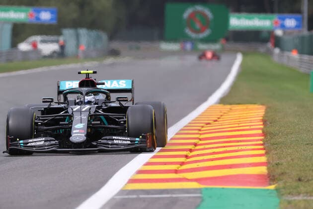 FORMULA 1 ROLEX BELGIAN GRAND PRIX 2020 28 08 2020, Circuit de Spa Francorchamps, Spa Franchorchamps, FORMULA 1 ROLEX BELGIAN GRAND PRIX 2020 , in the picture Valtteri Bottas FIN 77 , Mercedes AMG Petronas F1 Team nordphotoxBratic nph00250