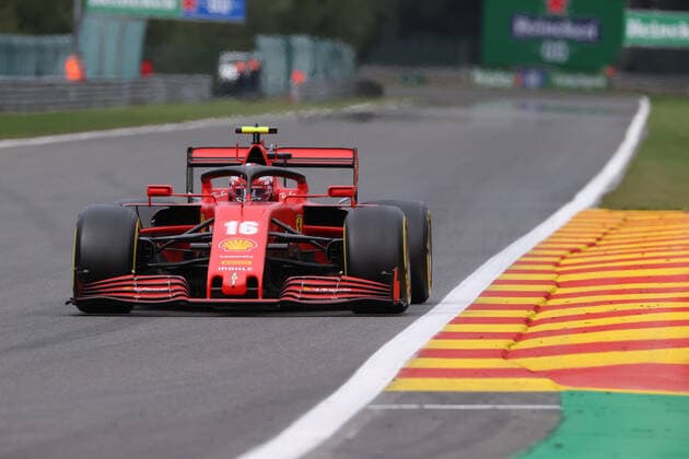 FORMULA 1 ROLEX BELGIAN GRAND PRIX 2020 28 08 2020, Circuit de Spa Francorchamps, Spa Franchorchamps, FORMULA 1 ROLEX BELGIAN GRAND PRIX 2020 , in the picture Charles Leclerc MCO 16 , Scuderia Ferrari nordphotoxBratic nph00250