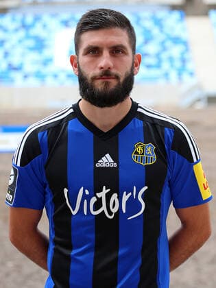 28 08 2020, xklex, Football 3 Liga, 1 FC Saarbruecken Photo session 2020 21 Portra ttermin 2020 2021, emspor, v l Fanol Perdedaj 1 FC Saarbruecken Saarbruecken