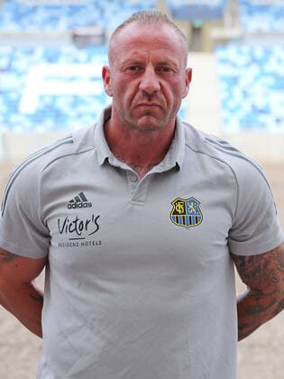 28 08 2020, xklex, Football 3 League, 1 FC Saarbruecken Photo session 2020 21 PortraÌˆttermin 2020 2021, emspor, v l Goalkeeper Coach Michael Weirich 1 FC Saarbruecken Saarbruecken