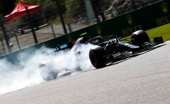 Motorsports FIA Formula One World Championship 2020, Grand Prix of Belgium, 77 Valtteri Bottas FIN, Mercedes AMG Petronas Formula One Team, Spa Francorchamps Belgium