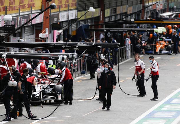 Motorsports FIA Formula One World Championship 2020, Grand Prix of Belgium, 99 Antonio Giovinazzi ITA, Alfa Romeo Racing ORLEN , Spa Francorchamps Belgium
