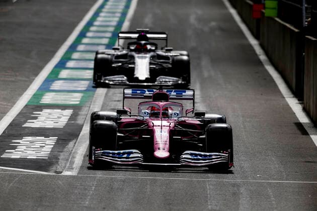 Motorsports FIA Formula One World Championship 2020, Grand Prix of Belgium, 11 Sergio Perez MEX, BWT Racing Point F1 Team, Spa Francorchamps Belgium