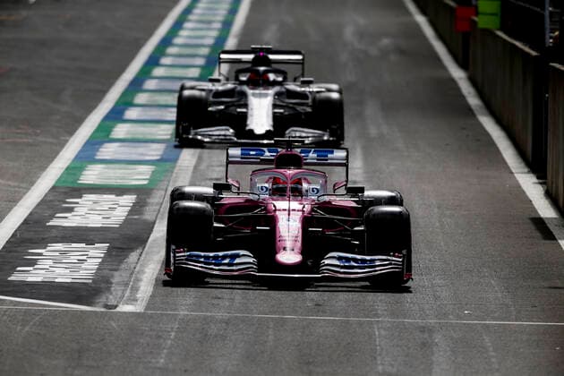 Motorsports FIA Formula One World Championship 2020, Grand Prix of Belgium, 11 Sergio Perez MEX, BWT Racing Point F1 Team, Spa Francorchamps Belgium