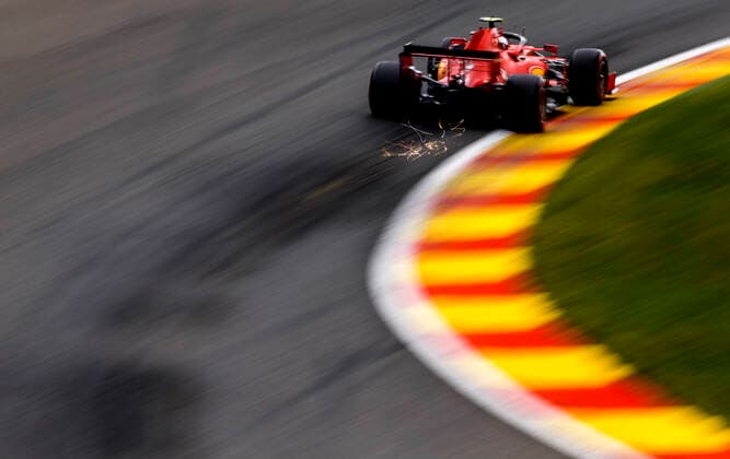 Motorsports FIA Formula One World Championship 2020, Grand Prix of Belgium, 16 Charles Leclerc MCO, Scuderia Ferrari Mission Winnow , Spa Francorchamps Belgium