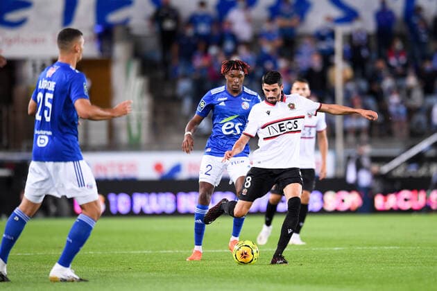 08 PIERRE LEES MELOU (NICE) FOOTBALL : Strasbourg vs Nice - Ligue 1 Uber Eats - 29 08 2020 FEP Panoramic 
