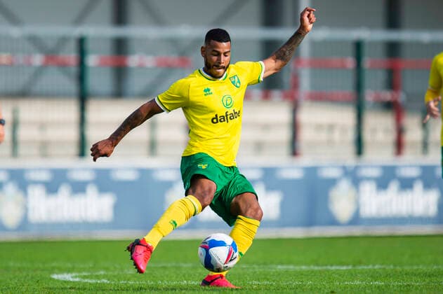 24 08 2020 Football, test match, 2020 2021, SC Verl Norwich City Onel Hernandez Norwich Verl Nordrhein Westfalen Germany Sportclub Arena