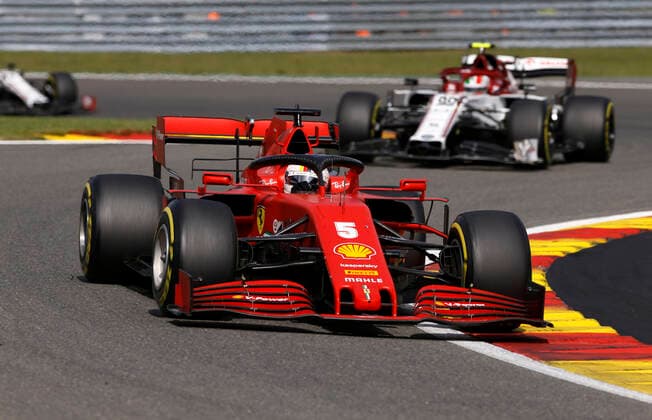 Motorsports FIA Formula One World Championship 2020, Grand Prix of Belgium, 5 Sebastian Vettel GER, Scuderia Ferrari Mission Winnow , Spa Francorchamps Belgium
