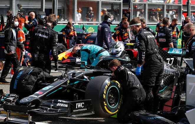 Motorsports FIA Formula One World Championship 2020, Grand Prix of Belgium, 77 Valtteri Bottas FIN, Mercedes AMG Petronas Formula One Team, Spa Francorchamps Belgium