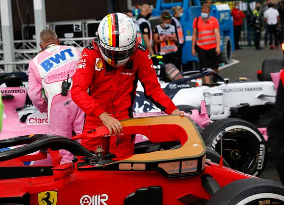 Motorsports FIA Formula One World Championship 2020, Grand Prix of Belgium, 5 Sebastian Vettel GER, Scuderia Ferrari Mission Winnow , Spa Francorchamps Belgium