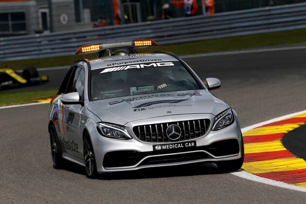 Motorsports FIA Formula One World Championship 2020, Grand Prix of Belgium, F1 Medical Car Spa Francorchamps Belgium