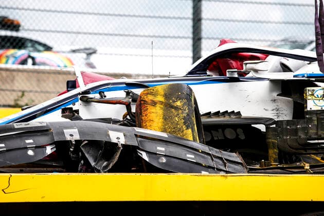 Motorsports FIA Formula One World Championship 2020, Grand Prix of Belgium, Car of 63 George Russell GBR, Williams Racing, Spa Francorchamps Belgium