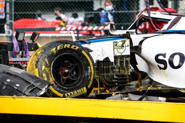 Motorsports FIA Formula One World Championship 2020, Grand Prix of Belgium, Car of 63 George Russell GBR, Williams Racing, Spa Francorchamps Belgium