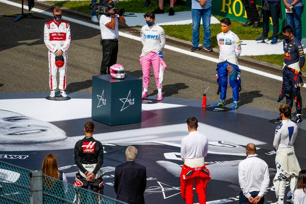 Motorsports FIA Formula One World Championship 2020, Grand Prix of Belgium, Tribute to Formula 2 driver Anthoine Hubert 22 09 1996 31 08 2019 Spa Francorchamps Belgium