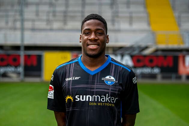 Frederic Ananou SC Paderborn 07 2 BL, portrait date 2020 2021 Copyright: xKirchner-Mediax