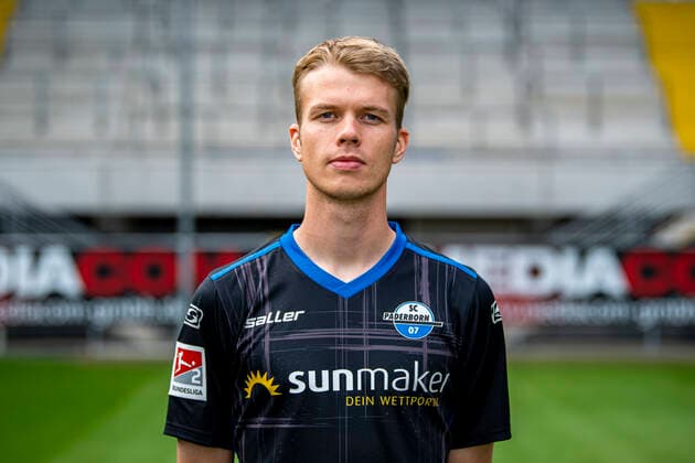 Samuel Kari Fridjonsson SC Paderborn 07 2 BL, portrait date 2020 2021 Copyright: xKirchner-Mediax