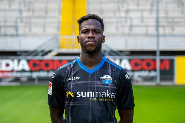 Johannes Dörfler SC Paderborn 07 2 BL, portrait date 2020 2021 Copyright: xKirchner-Mediax