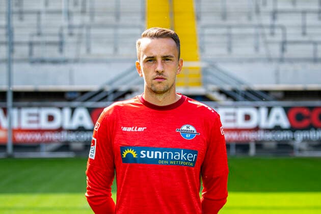 Leopold Zingerle SC Paderborn 07 2 BL, portrait date 2020 2021 Copyright: xKirchner-Mediax