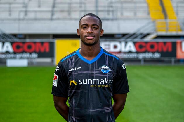 Christopher Antwi Adjei SC Paderborn 07 2 BL, portrait date 2020 2021 Copyright: xKirchner-Mediax