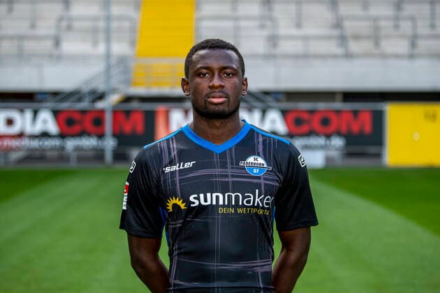 Jamilu Collins SC Paderborn 07 2 BL, portrait date 2020 2021 Copyright: xKirchner-Mediax