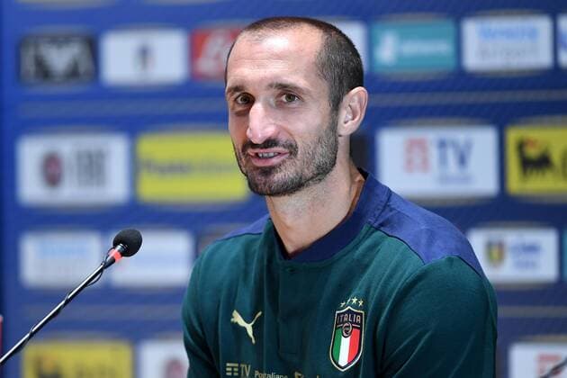 Photo LaPresse - Jennifer Lorenzini 31 August 2020 Firenze (Italy) Soccer Italian Football meeting - "Coverciano " - press conference, PK, Pressekonferenz In the pic: Giorgio Chiellini  Copyright: xJenniferxLorenzini LaPressex