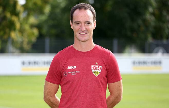 27 08 20 U19 VfB Stuttgart Photo shoot Season 2020 2011 Germany, Stuttgart, 27 08 2020, Football, A Juniors Bundesliga South Southwest, Season 2020 2021, U19 VfB Stuttgart Photo shoot Nico Willig Coach