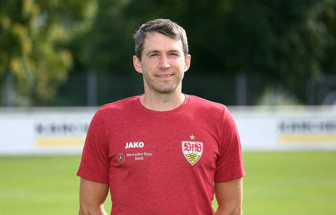 27 08 20 U19 VfB Stuttgart Photo shoot Season 2020 2011 Germany, Stuttgart, 27 08 2020, Football, A Juniors Bundesliga South Southwest, Season 2020 2021, U19 VfB Stuttgart Photo shoot Philipp Lang Athletics Coach