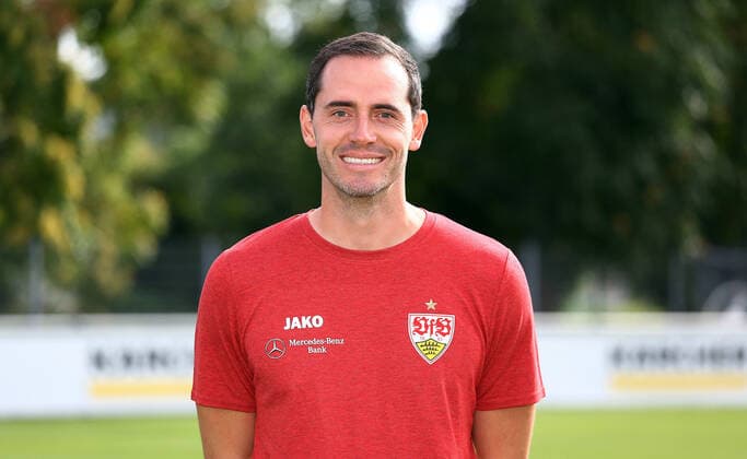27 08 20 U19 VfB Stuttgart Photo shoot Season 2020 2011 Germany, Stuttgart, 27 08 2020, Football, A Juniors Bundesliga South Southwest, Season 2020 2021, U19 VfB Stuttgart Photo shoot Markus Krauss Goalkeeper Trainer