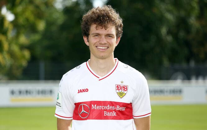 27 08 20 U19 VfB Stuttgart photo shoot season 2020 2011 Germany, Stuttgart, 27 08 2020, soccer, A Juniors Bundesliga South Southwest, season 2020 2021, U19 VfB Stuttgart photo shoot Jordan Meyer