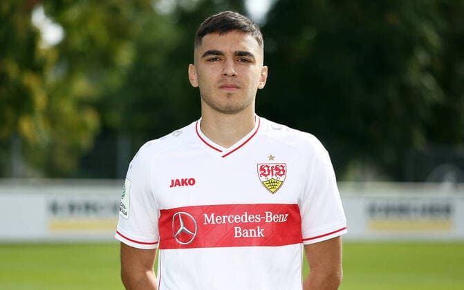 27 08 20 U19 VfB Stuttgart photo shoot season 2020 2011 Germany, Stuttgart, 27 08 2020, football, A Juniors Bundesliga South Southwest, season 2020 2021, U19 VfB Stuttgart photo shoot Enrique Katsianas