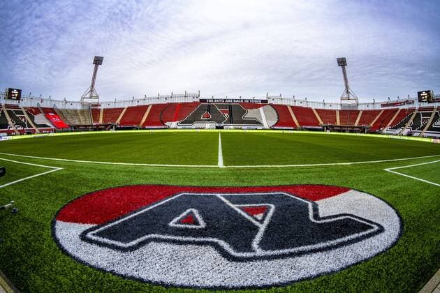 ALKMAAR, 07-03-2020, football, AZ Alkmaar stadium, Dutch eredivisie, season 2019-2020, stadium overview Photocall Jong AZ  x9072511x Copyright:
