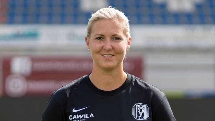 01 09 2020, Hänsch Arena, Meppen, SV Meppen 3 Liga, portrait appointment 2020 2021, physiotherapist Melanie Hubert SV Meppen, 3 Liga, portrait appointment 2020 2021, DFL REGULATIONS PROHIBIT ANY USE OF PHOTOGRAPHS AS IMAGE SEQUENCES AND OR QUASI VIDEO Meppen Lower Saxony Germany Hänsch Arena