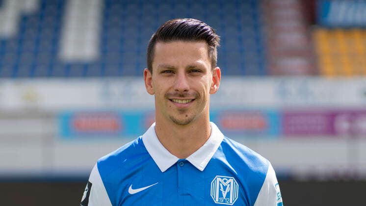 01 09 2020, Hänsch Arena, Meppen, SV Meppen 3 Liga, portrait appointment 2020 2021, Janik Jesgarzewski SV Meppen, 3 Liga, portrait appointment 2020 2021, DFL REGULATIONS PROHIBIT ANY USE OF PHOTOGRAPHS AS IMAGE SEQUENCES AND OR QUASI VIDEO Meppen Lower Saxony Germany Hänsch Arena