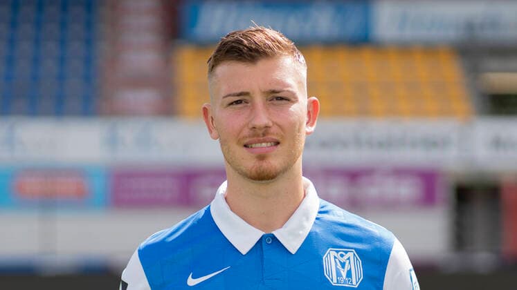 01 09 2020, Hänsch Arena, Meppen, SV Meppen 3 Liga, portrait appointment 2020 2021, Nicolas Andermatt SV Meppen, 3 Liga, portrait appointment 2020 2021, DFL REGULATIONS PROHIBIT ANY USE OF PHOTOGRAPHS AS IMAGE SEQUENCES AND OR QUASI VIDEO Meppen Lower Saxony Germany Hänsch Arena
