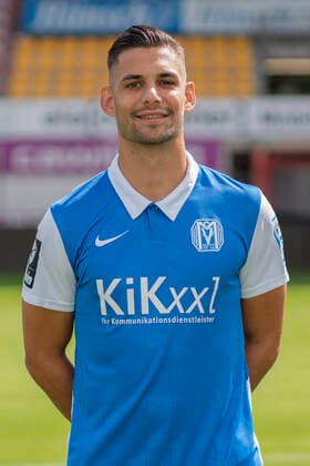 01 09 2020, Hänsch Arena, Meppen, SV Meppen 3 Liga, portrait appointment 2020 2021, Luka Tankulic SV Meppen, 3 Liga, portrait appointment 2020 2021, DFL REGULATIONS PROHIBIT ANY USE OF PHOTOGRAPHS AS IMAGE SEQUENCES AND OR QUASI VIDEO Meppen Lower Saxony Germany Hänsch Arena