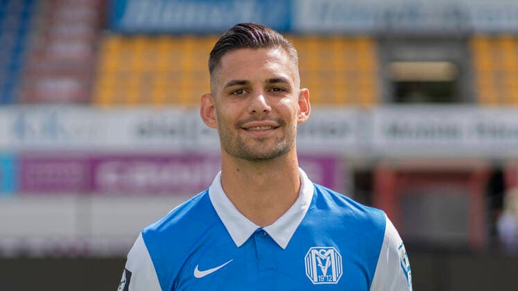 01 09 2020, Hänsch Arena, Meppen, SV Meppen 3 Liga, portrait appointment 2020 2021, Luka Tankulic SV Meppen, 3 Liga, portrait appointment 2020 2021, DFL REGULATIONS PROHIBIT ANY USE OF PHOTOGRAPHS AS IMAGE SEQUENCES AND OR QUASI VIDEO Meppen Lower Saxony Germany Hänsch Arena