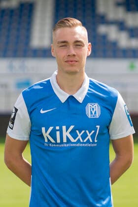 01 09 2020, Hänsch Arena, Meppen, SV Meppen 3 Liga, portrait appointment 2020 2021, Lukas Krüger SV Meppen, 3 Liga, portrait appointment 2020 2021, DFL REGULATIONS PROHIBIT ANY USE OF PHOTOGRAPHS AS IMAGE SEQUENCES AND OR QUASI VIDEO Meppen Lower Saxony Germany Hänsch Arena
