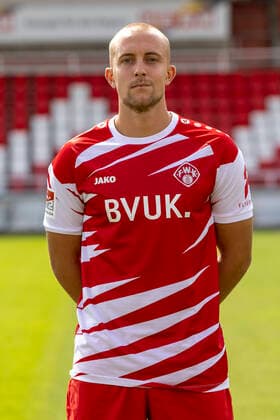 Tobias Kraulich, FC Würzburger Kickers, 2 Bundesliga, portrait date 2020 2021, Copyright: HMBxMedia xHeikoxBecker